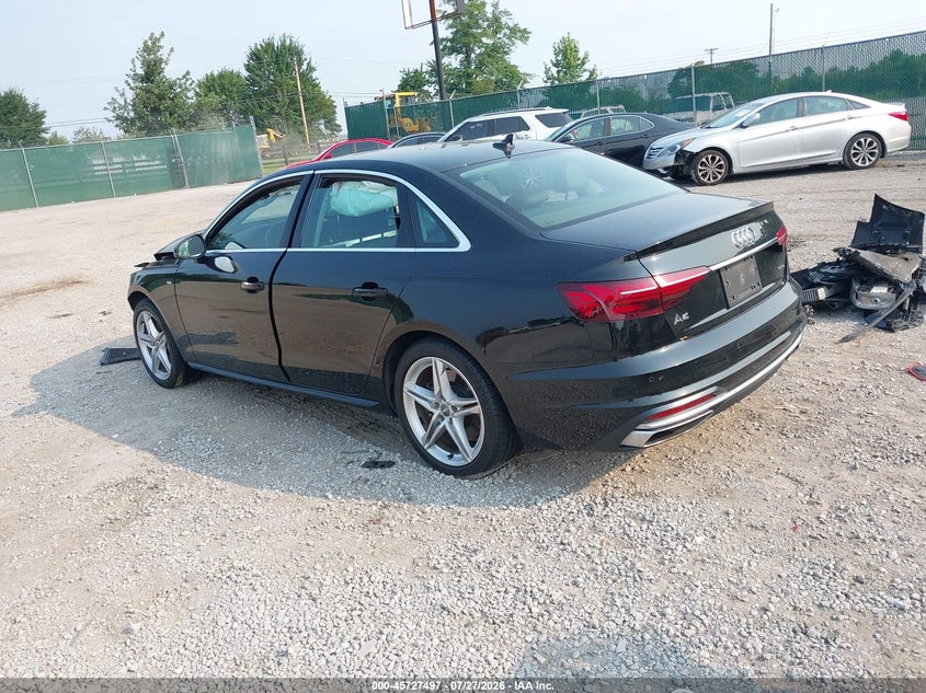 Vin: wauenaf47la044273, lot: 46226196, audi a4 premium plus 45 tfsi quattro s tronic 20203