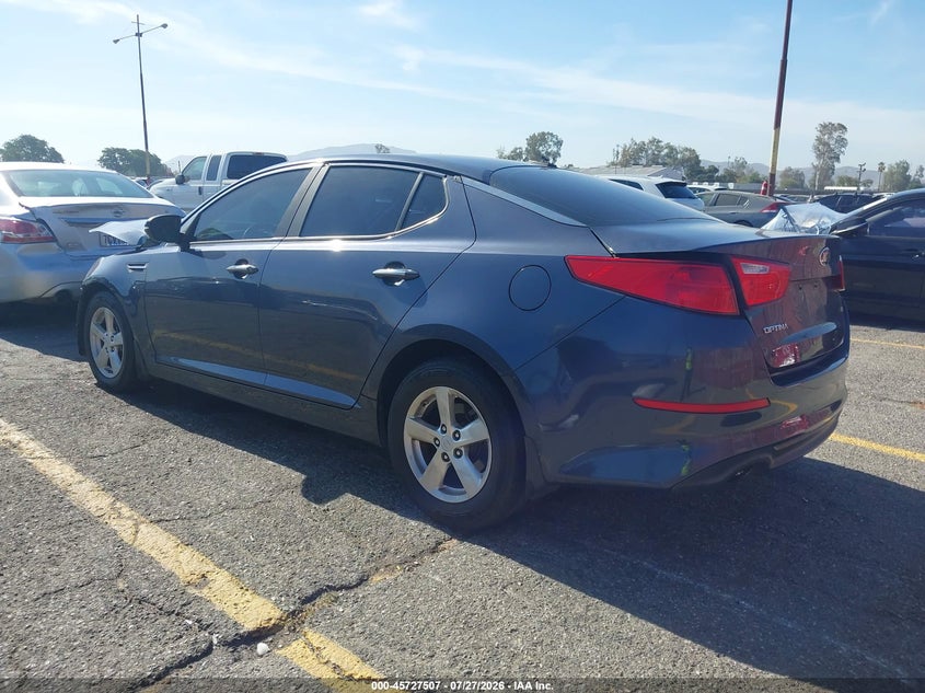 Vin: 5xxgm4a74fg483733, lot: 46226206, kia optima lx 20153