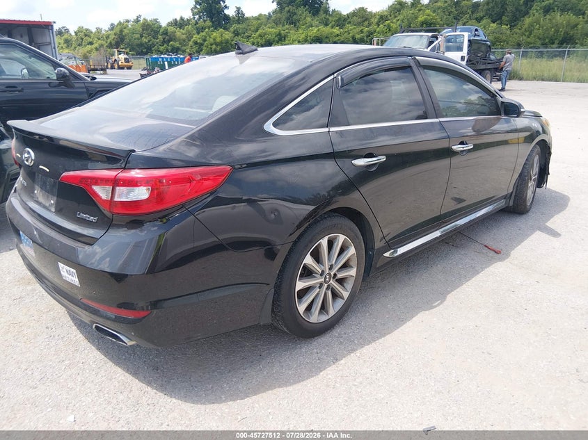 Vin: 5npe34af5gh334125, lot: 46226210, hyundai sonata limited 20164