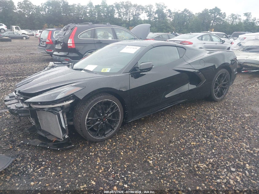 Vin: 1g1ya2d4xt5101250, lot: 46226228, chevrolet corvette stingray , 1lt, rwd 20262
