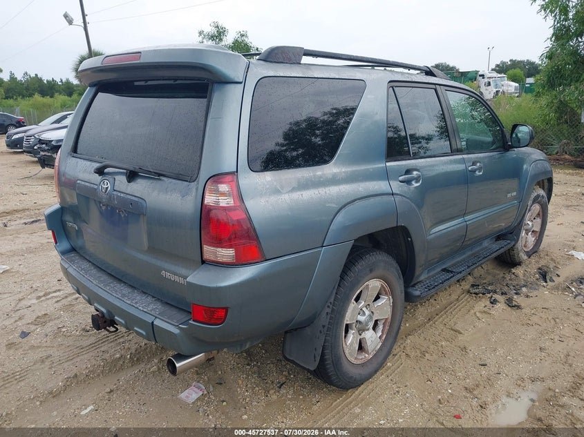 2005 TOYOTA 4RUNNER SPORT UTILITY VEHICLE 4.0L V-6 DOHC, VVT, 245HP