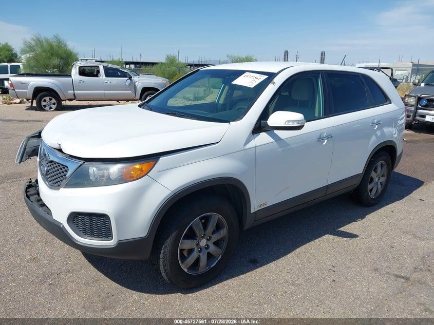 Vin: 5xyktda6xdg423307, lot: 46226260, kia sorento lx 20132