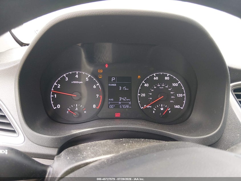 2019 HYUNDAI ACCENT auction photo 7