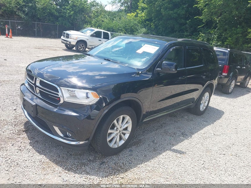 Vin: 1c4rdjag7kc576411, lot: 46226289, dodge durango sxt awd 20192