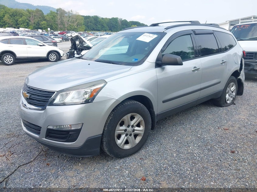 Vin: 1gnkvfed5hj206369, lot: 46226310, chevrolet traverse ls 20172