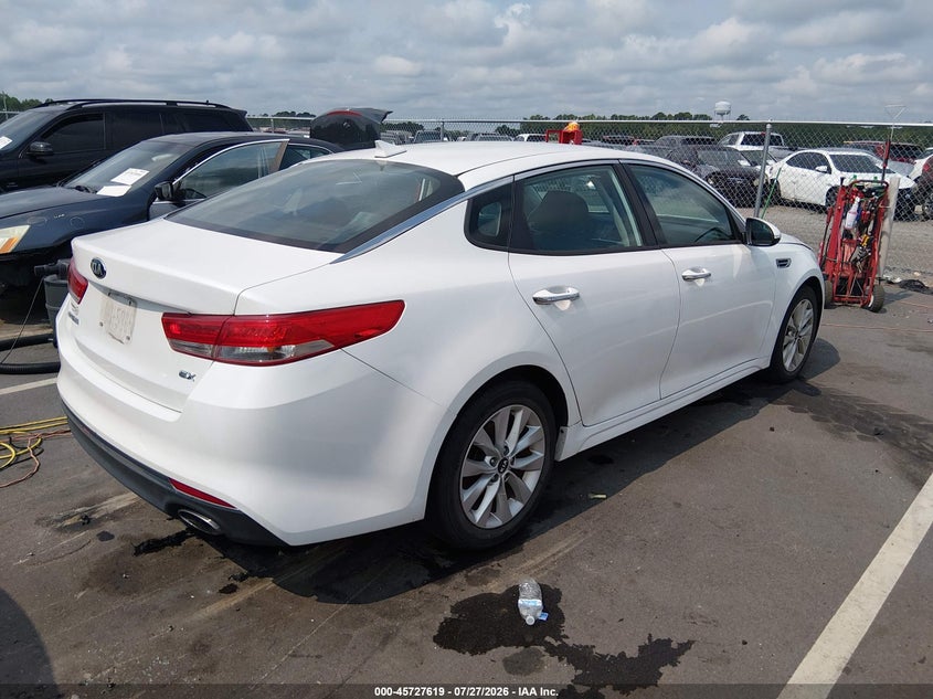 Vin: 5xxgu4l34gg014251, lot: 46226318, kia optima ex 20164