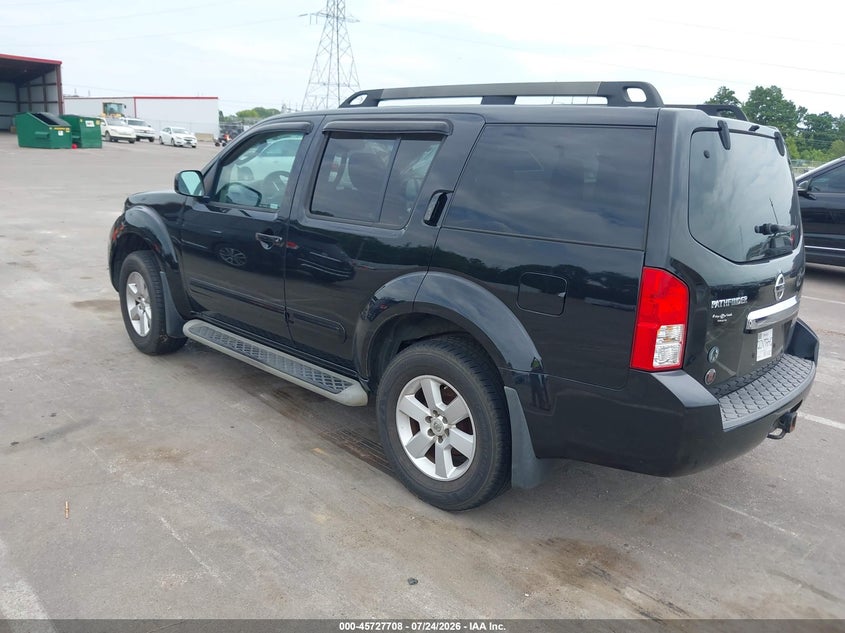 Vin: 5n1ar1nb1cc601040, lot: 46226407, nissan pathfinder sv 20123