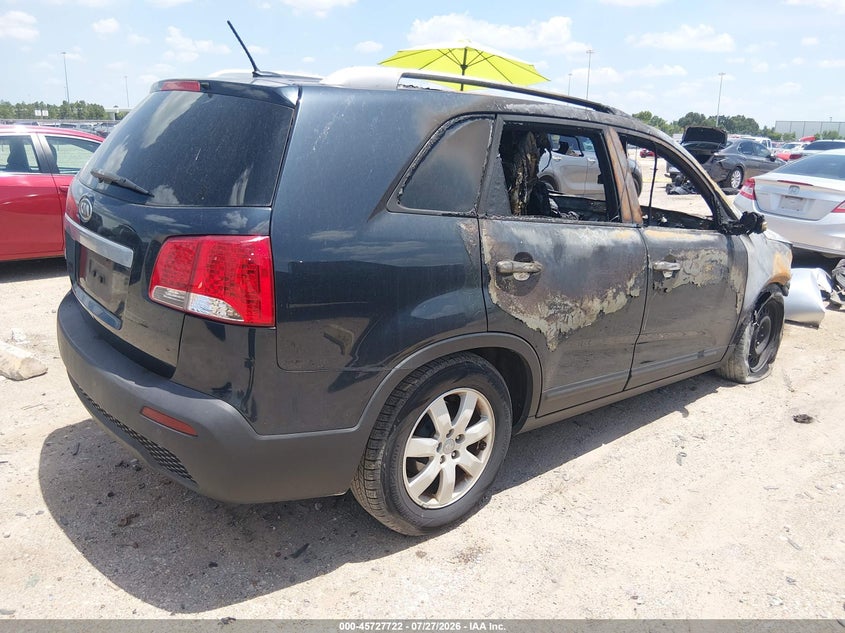 Vin: 5xykt3a61cg230861, lot: 46226421, kia sorento lx 20124