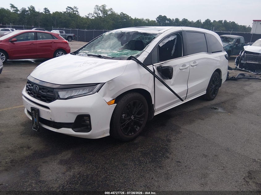 Vin: 5fnrl6h71tb027927, lot: 46226424, honda odyssey sport-l 20262