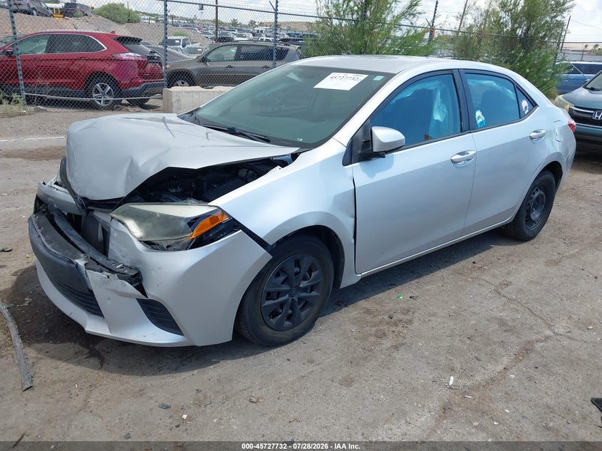 Vin: 5yfburhe8ep023380, lot: 46226431, toyota corolla l 20142