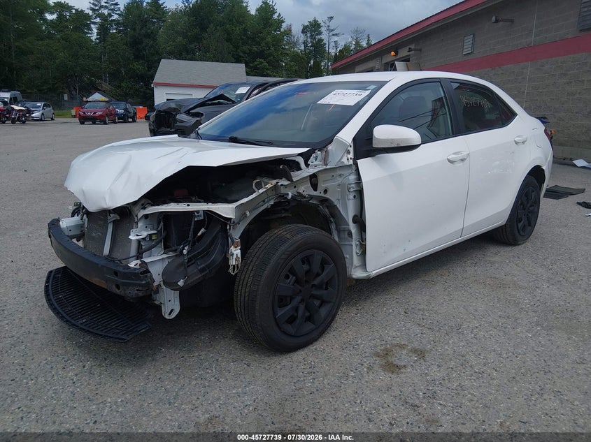 Vin: 2t1burhe0gc678314, lot: 46226438, toyota corolla le 20162