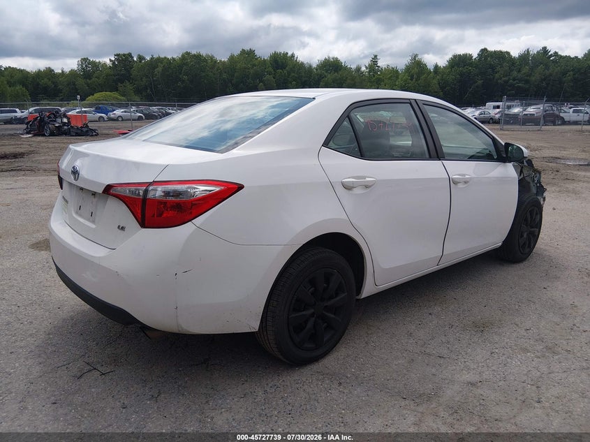Vin: 2t1burhe0gc678314, lot: 46226438, toyota corolla le 20164