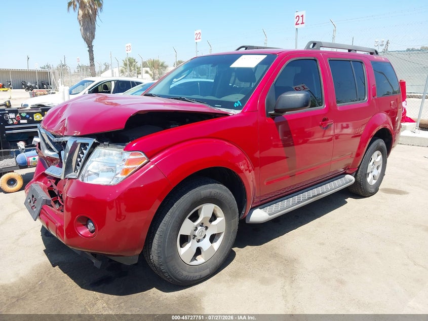 Vin: 5n1ar1nn4bc623798, lot: 46226450, nissan pathfinder s 20112