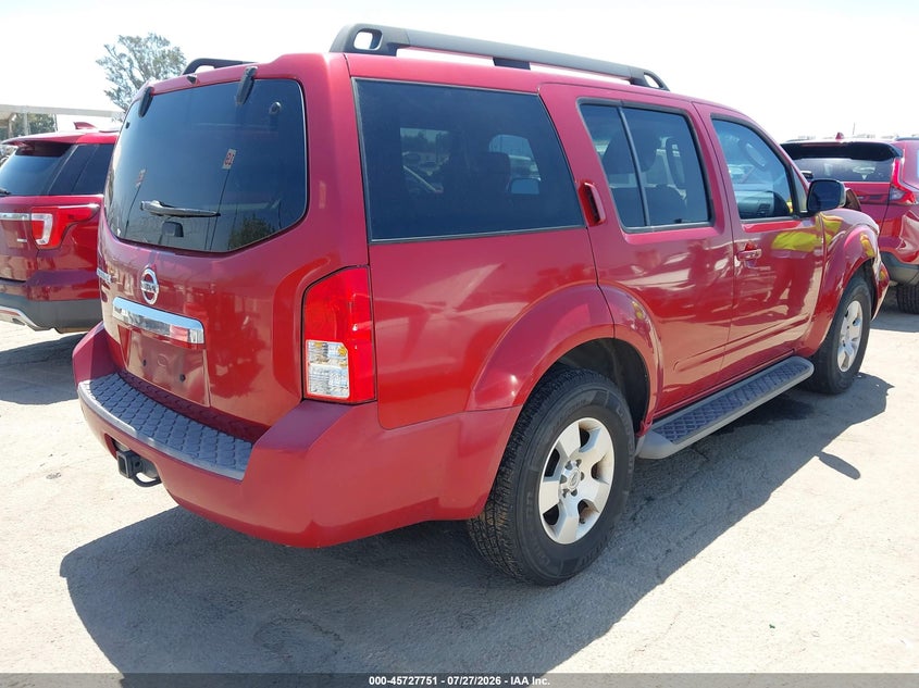Vin: 5n1ar1nn4bc623798, lot: 46226450, nissan pathfinder s 20114
