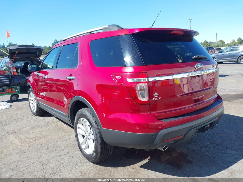 Vin: 1fm5k8d82dgb34693, lot: 46226460, ford explorer xlt 20133