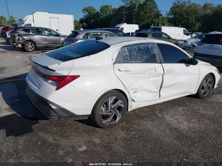 Vin: kmhlm4dj2su152137, lot: 46226461, hyundai elantra hybrid sel sport 20254