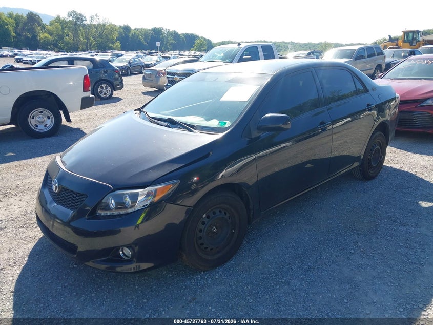 2010 Toyota Corolla, Front End, IAAI, VIN JTDBU4EE8A9104077 — photo 2