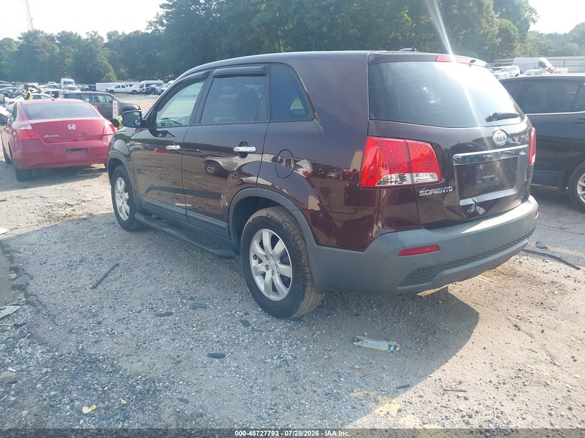 Vin: 5xykt3a1xbg101035, lot: 46226492, kia sorento lx 20113