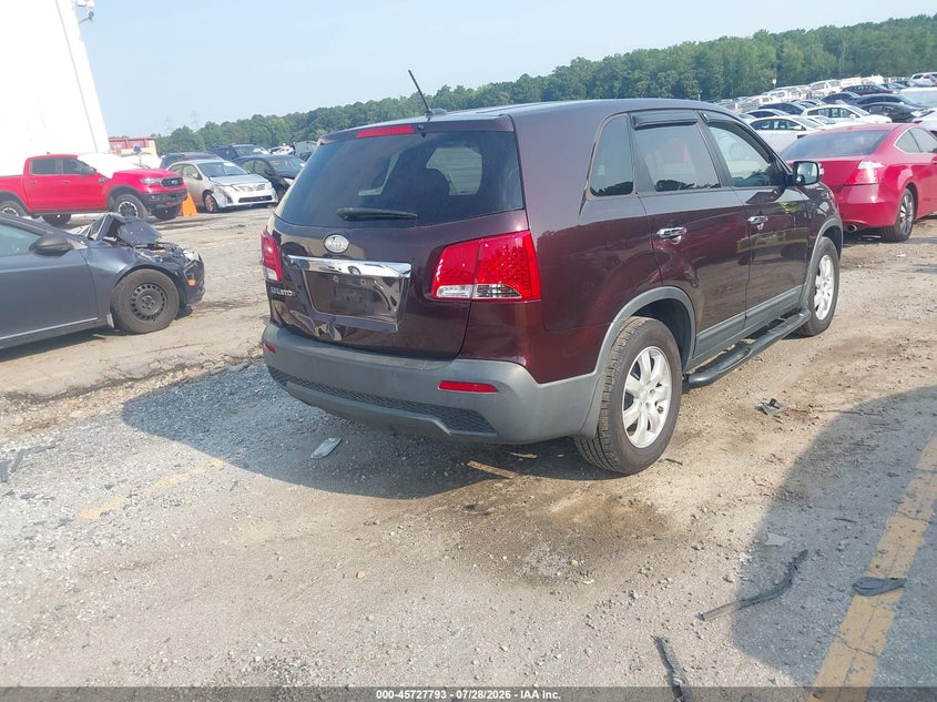 Vin: 5xykt3a1xbg101035, lot: 46226492, kia sorento lx 20114
