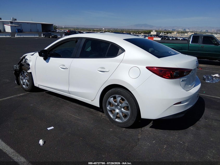 Vin: jm1bm1t76f1246873, lot: 46226494, mazda mazda3 i sv 20153