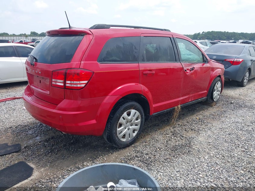 Vin: 3c4pdcab7lt220490, lot: 46226498, dodge journey se value 20204