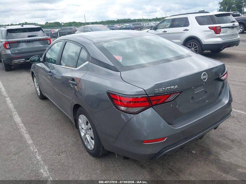 Vin: 3n1ab8bv9sy233151, lot: 46226509, nissan sentra s 20253