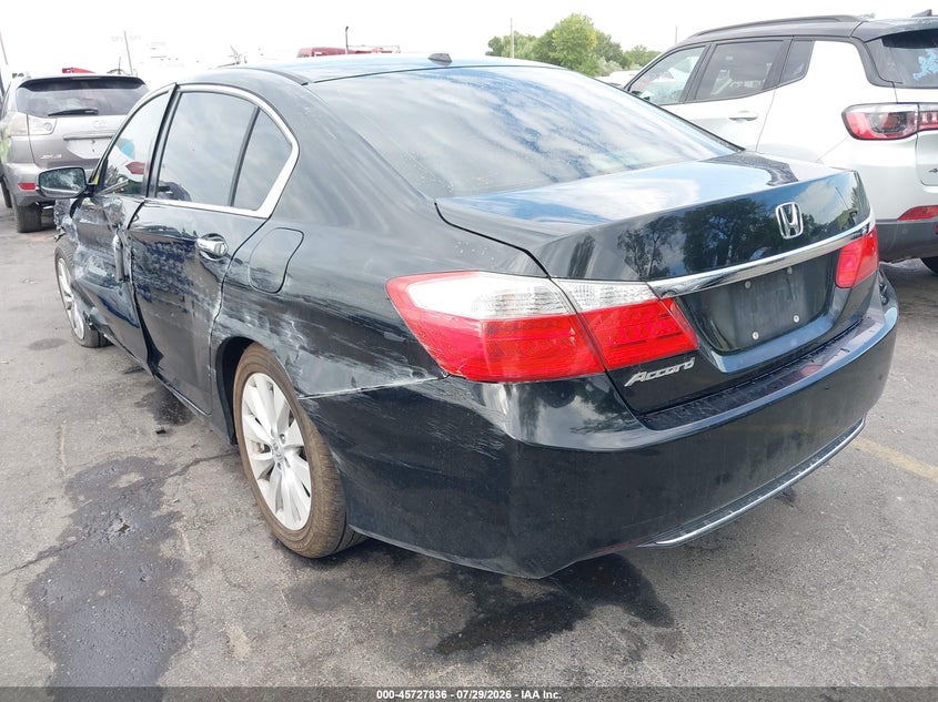 Vin: 1hgcr2f85ea302852, lot: 46226535, honda accord ex-l 20143