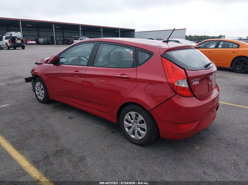 Vin: kmhct5aexgu276776, lot: 46226536, hyundai accent se 20163