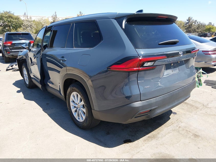 Vin: 5tdaaab51rs035611, lot: 46226549, toyota grand highlander xle 20243