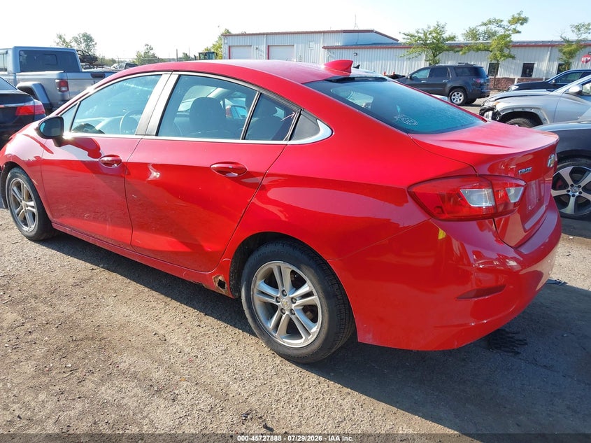 Vin: 1g1be5sm2g7319319, lot: 46226587, chevrolet cruze lt auto 20163