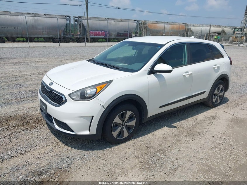 Vin: kndcb3lc1h5040780, lot: 46226591, kia niro fe 20172