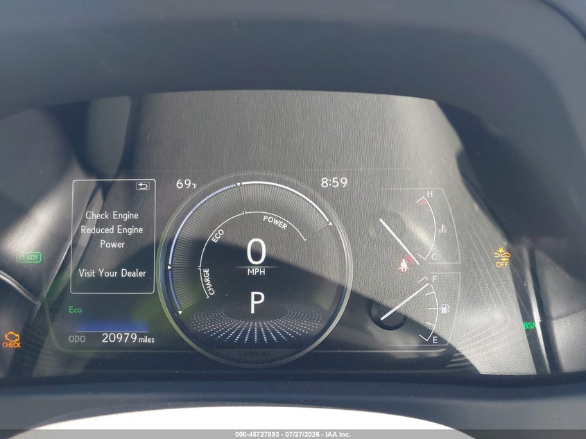 2021 LEXUS UX 250H auction photo 7