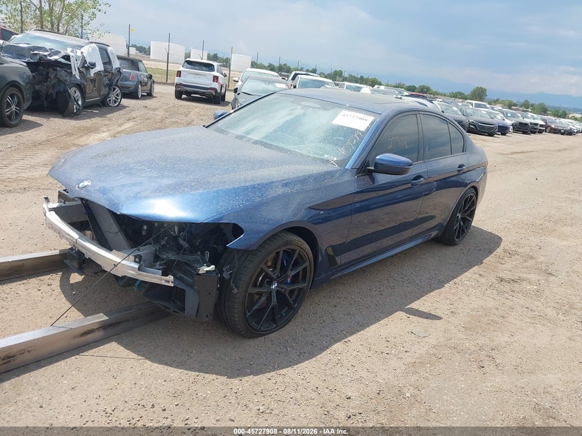 Vin: wba13bk04mcg05809, lot: 46226607, bmw m550i xdrive 20212
