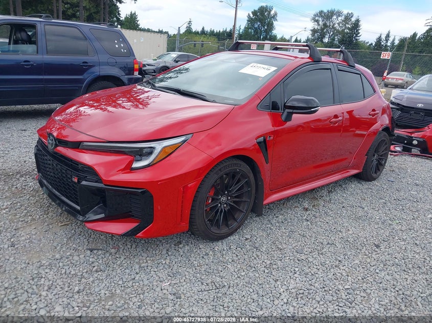 Vin: jtnabaae0sa020126, lot: 46226637, toyota gr corolla premium 20252