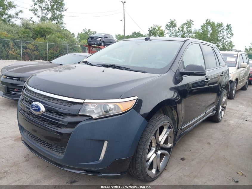 Vin: 2fmdk4ak2ebb65598, lot: 46226649, ford edge sport 20142