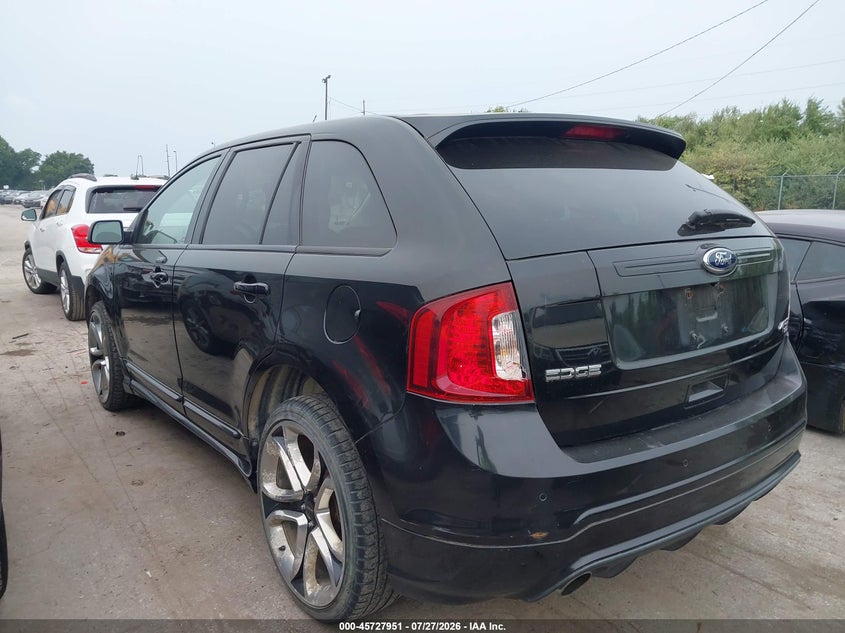 Vin: 2fmdk4ak2ebb65598, lot: 46226649, ford edge sport 20143