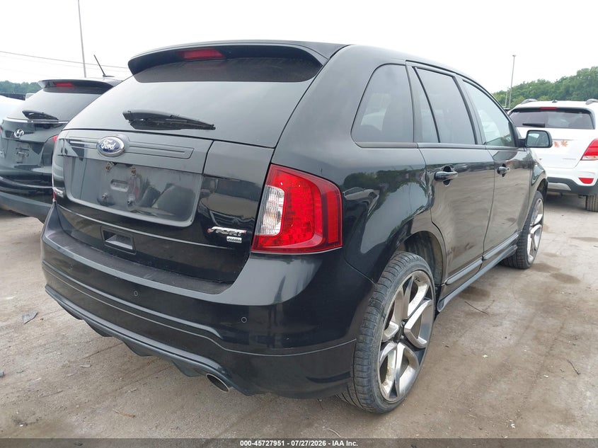 Vin: 2fmdk4ak2ebb65598, lot: 46226649, ford edge sport 20144