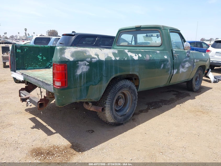 1990 DODGE D-SERIES auction photo 4
