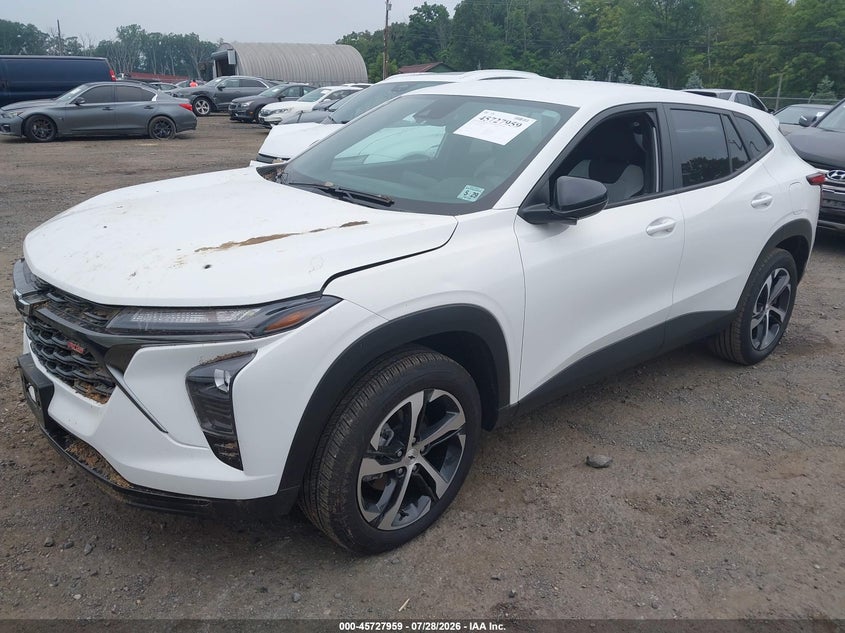 Vin: kl77lge20rc221566, lot: 46226658, chevrolet trax fwd 1rs 20242