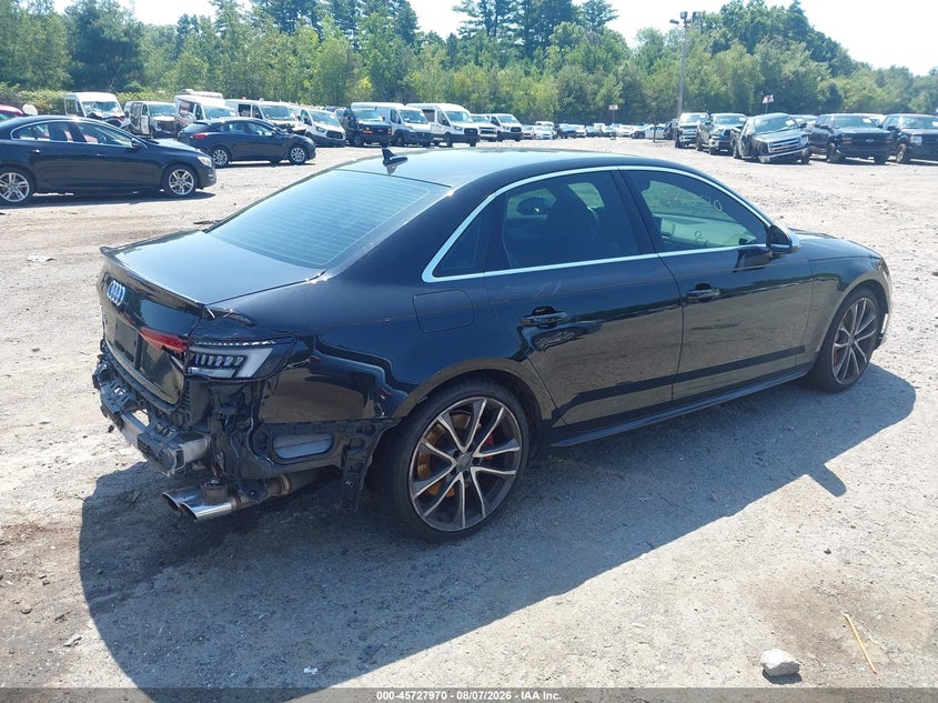 Vin: waub4bf49ka003248, lot: 46226669, audi s4 3.0t premium 20194