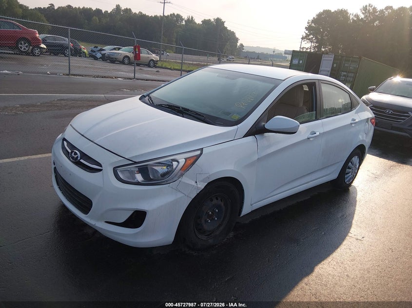 Vin: kmhct4ae6gu047909, lot: 46226686, hyundai accent se 20162