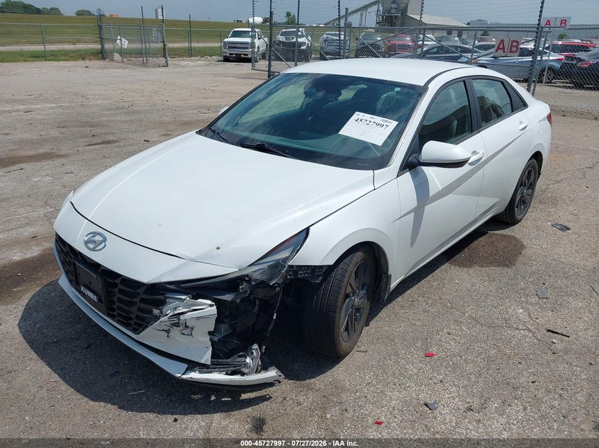 Vin: 5npls4agxmh031324, lot: 46226696, hyundai elantra sel 20212