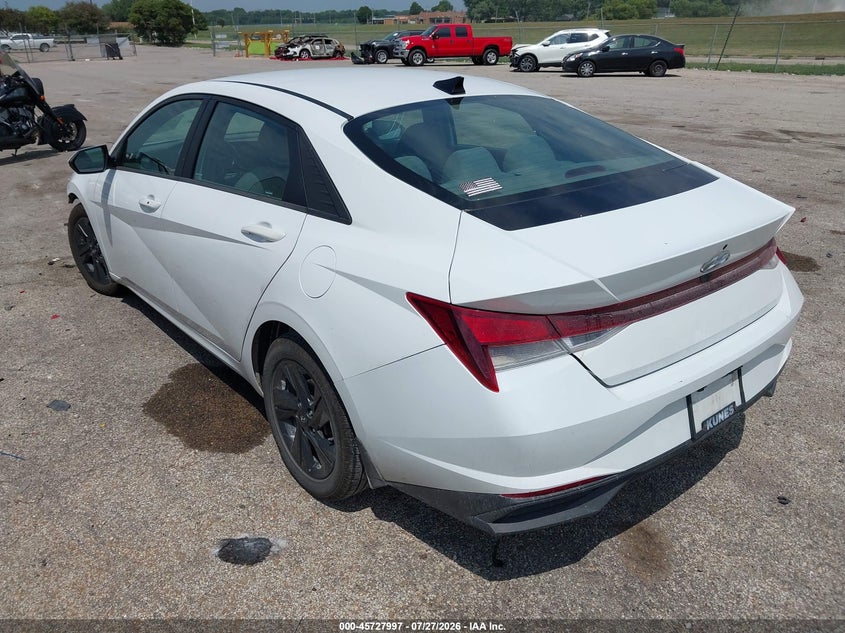 Vin: 5npls4agxmh031324, lot: 46226696, hyundai elantra sel 20213