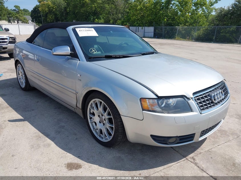 2006 AUDI S4 auction photo 1