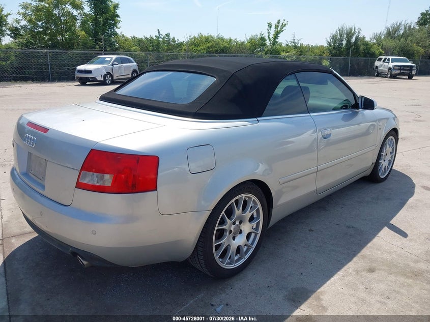 2006 AUDI S4 auction photo 4