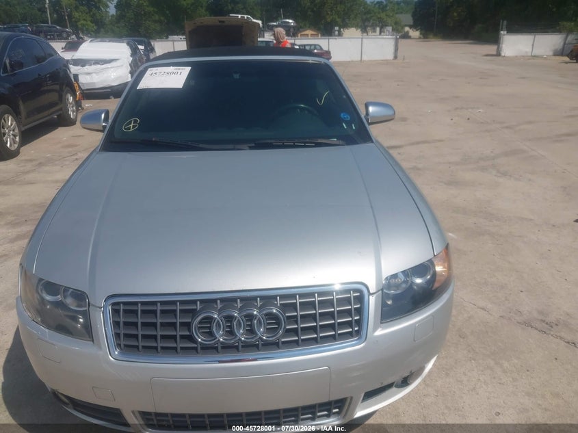 2006 AUDI S4 auction photo 6