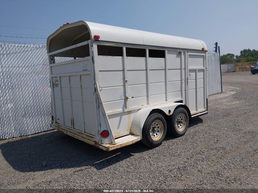 1992 MORGAN HORSE TRAILER auction photo 4