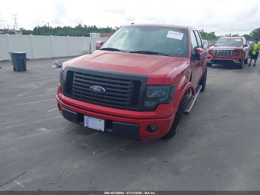 Vin: 1ftfw1cf4bkd33582, lot: 46226763, ford f-150 fx2 20112