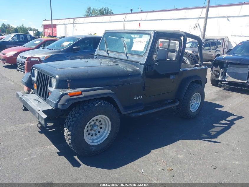 1993 Jeep Wrangler / Yj, Обычный износ, IAAI, VIN 1J4FY29SXPP218039 — фото 2