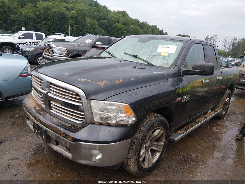 Vin: 1c6rr7gt8es256749, lot: 46226799, ram 1500 big horn 20142